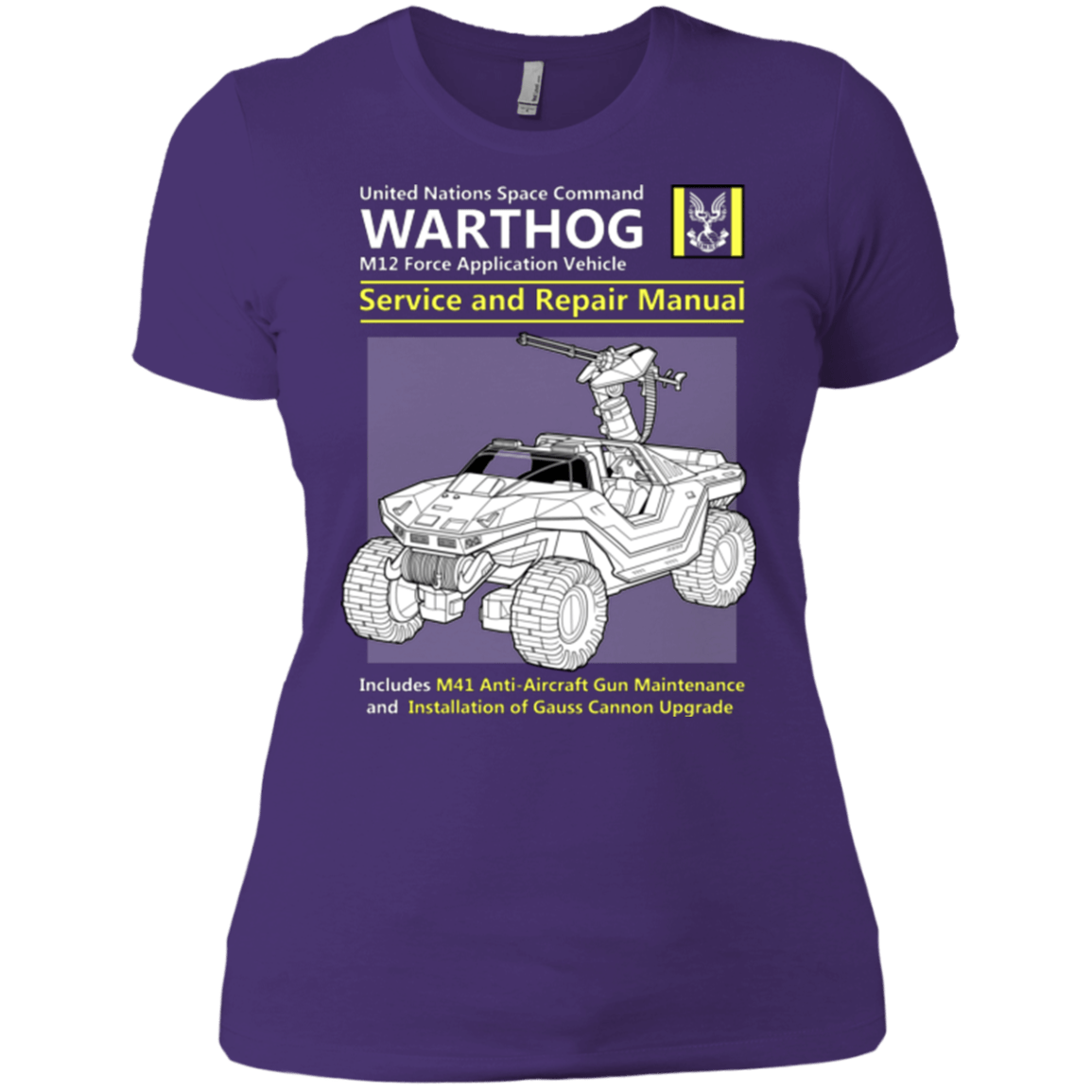 T-Shirts Purple / X-Small WARTHOG SERVICE AND REPAIR MANUAL Women's Premium T-Shirt