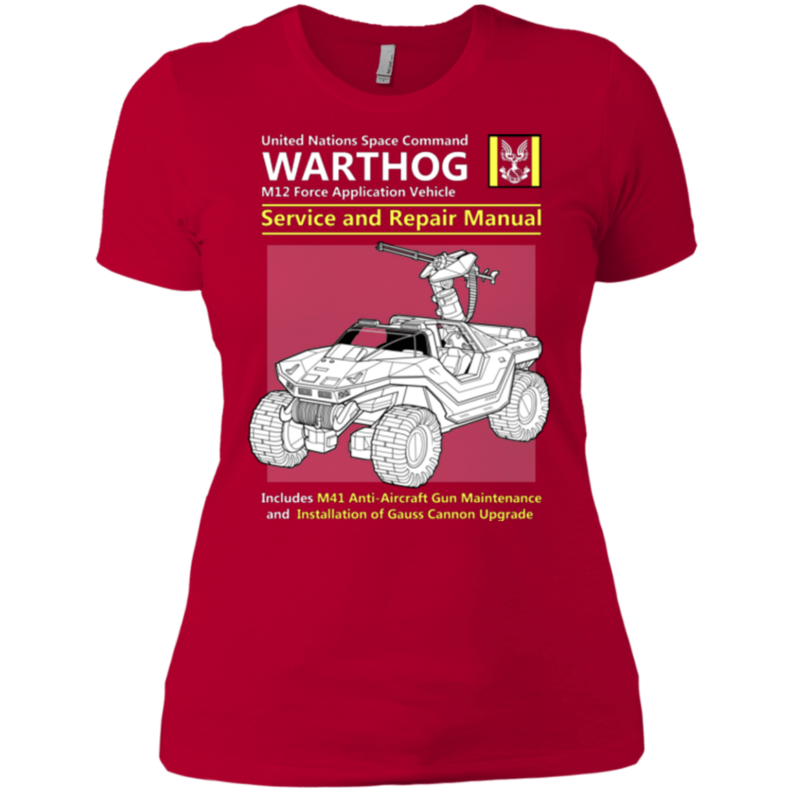 T-Shirts Red / X-Small WARTHOG SERVICE AND REPAIR MANUAL Women's Premium T-Shirt