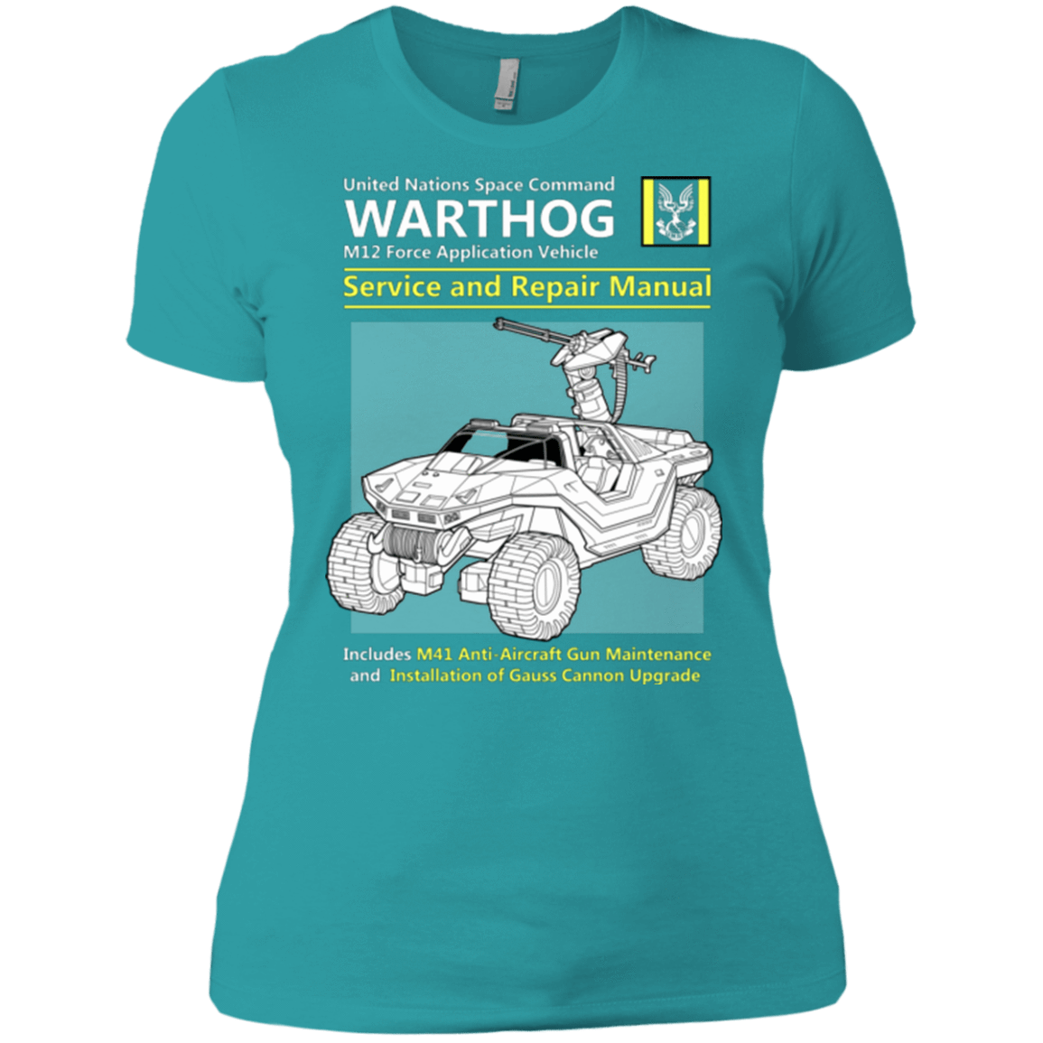 T-Shirts Tahiti Blue / X-Small WARTHOG SERVICE AND REPAIR MANUAL Women's Premium T-Shirt
