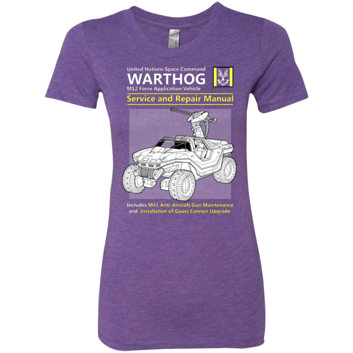 T-Shirts Purple Rush / Small WARTHOG SERVICE AND REPAIR MANUAL Women's Triblend T-Shirt