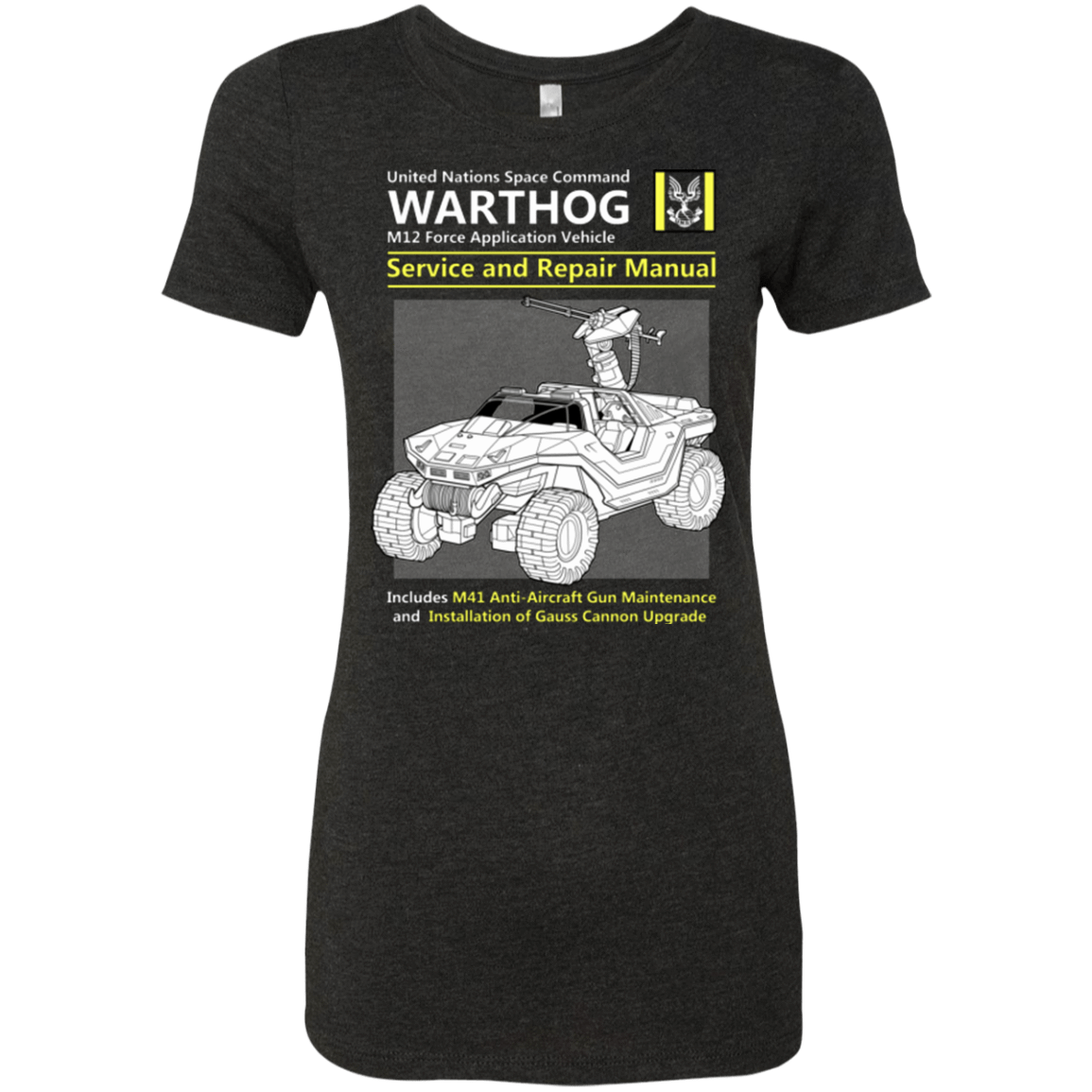 T-Shirts Vintage Black / Small WARTHOG SERVICE AND REPAIR MANUAL Women's Triblend T-Shirt