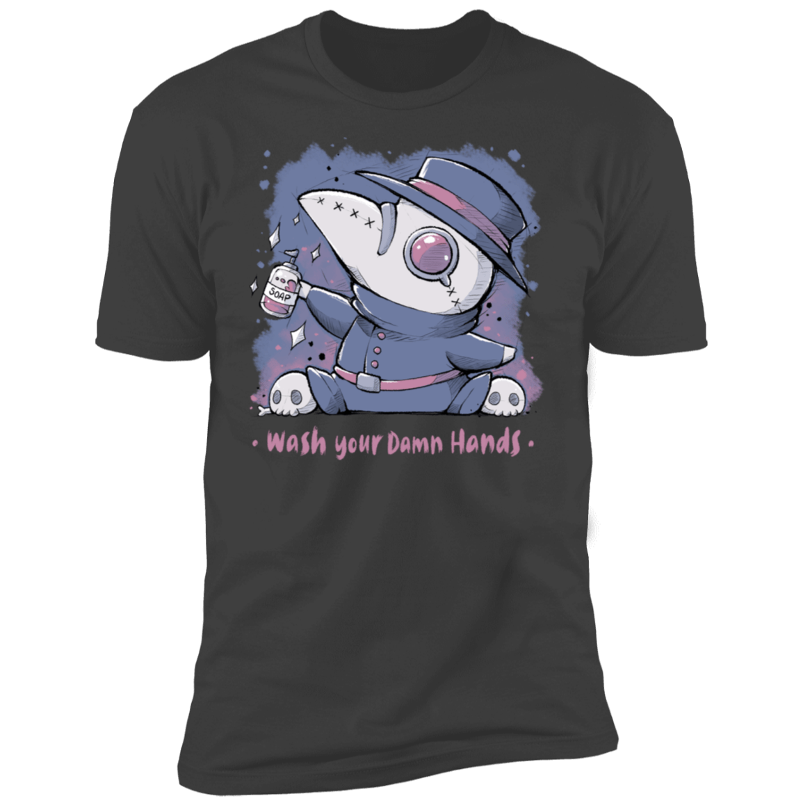 T-Shirts Heavy Metal / S Wash Your Damn Hands Men's Premium T-Shirt