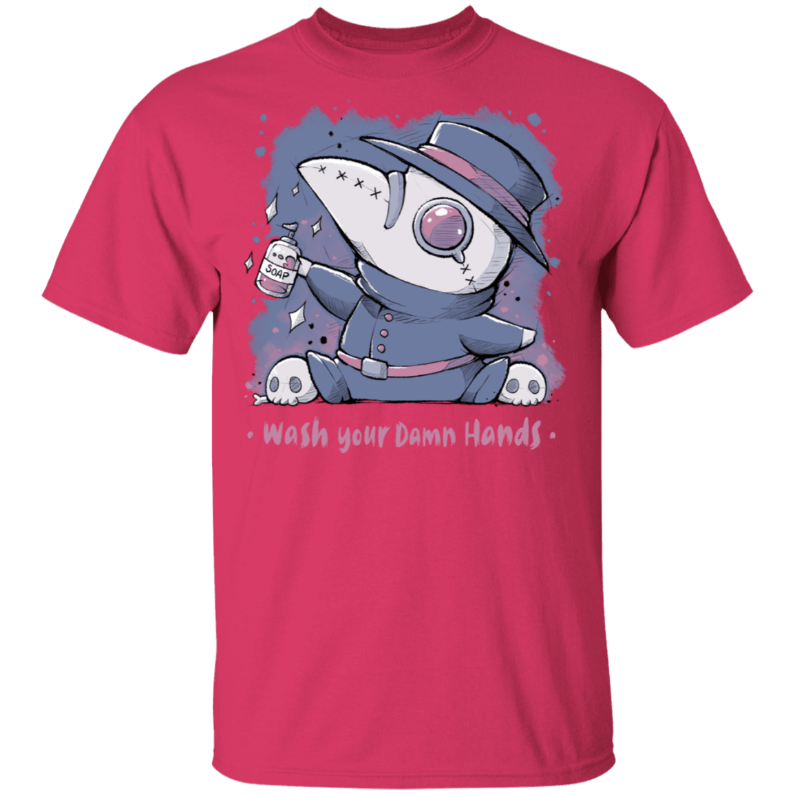 T-Shirts Heliconia / S Wash Your Damn Hands T-Shirt