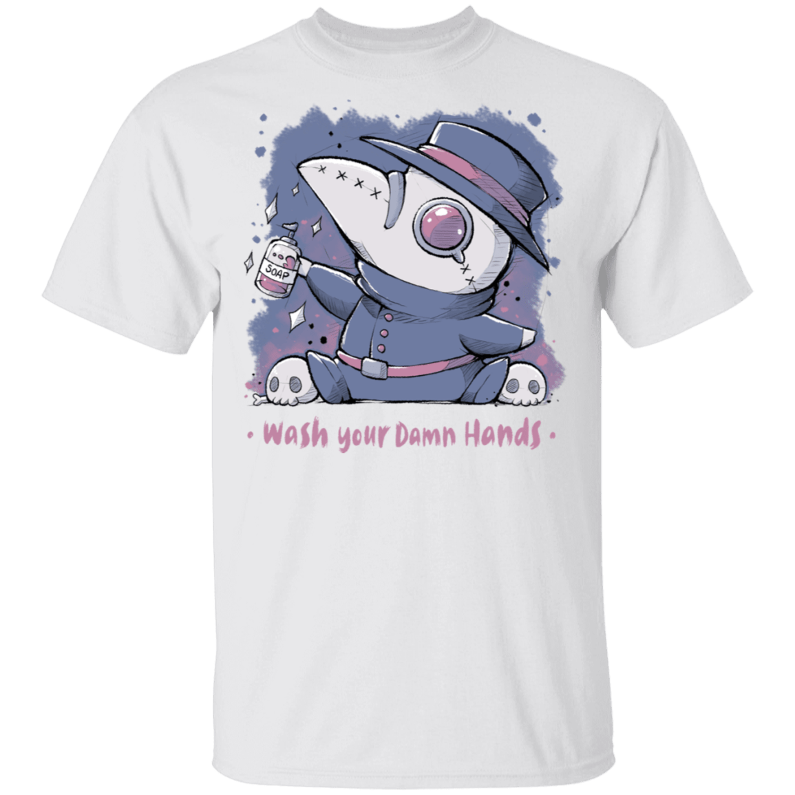 T-Shirts White / S Wash Your Damn Hands T-Shirt