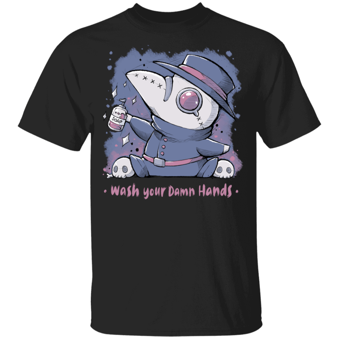 T-Shirts Black / YXS Wash Your Damn Hands Youth T-Shirt