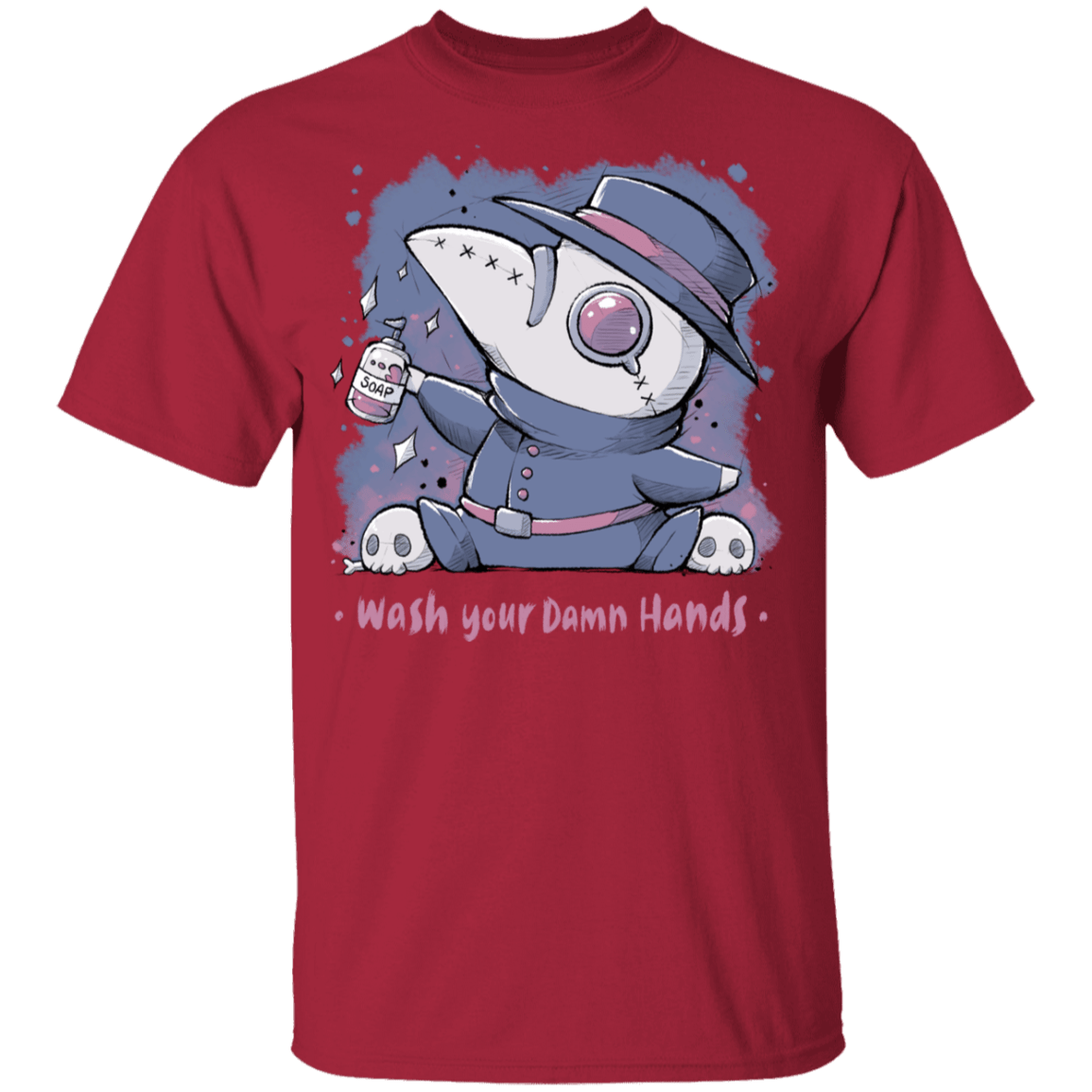 T-Shirts Cardinal / YXS Wash Your Damn Hands Youth T-Shirt