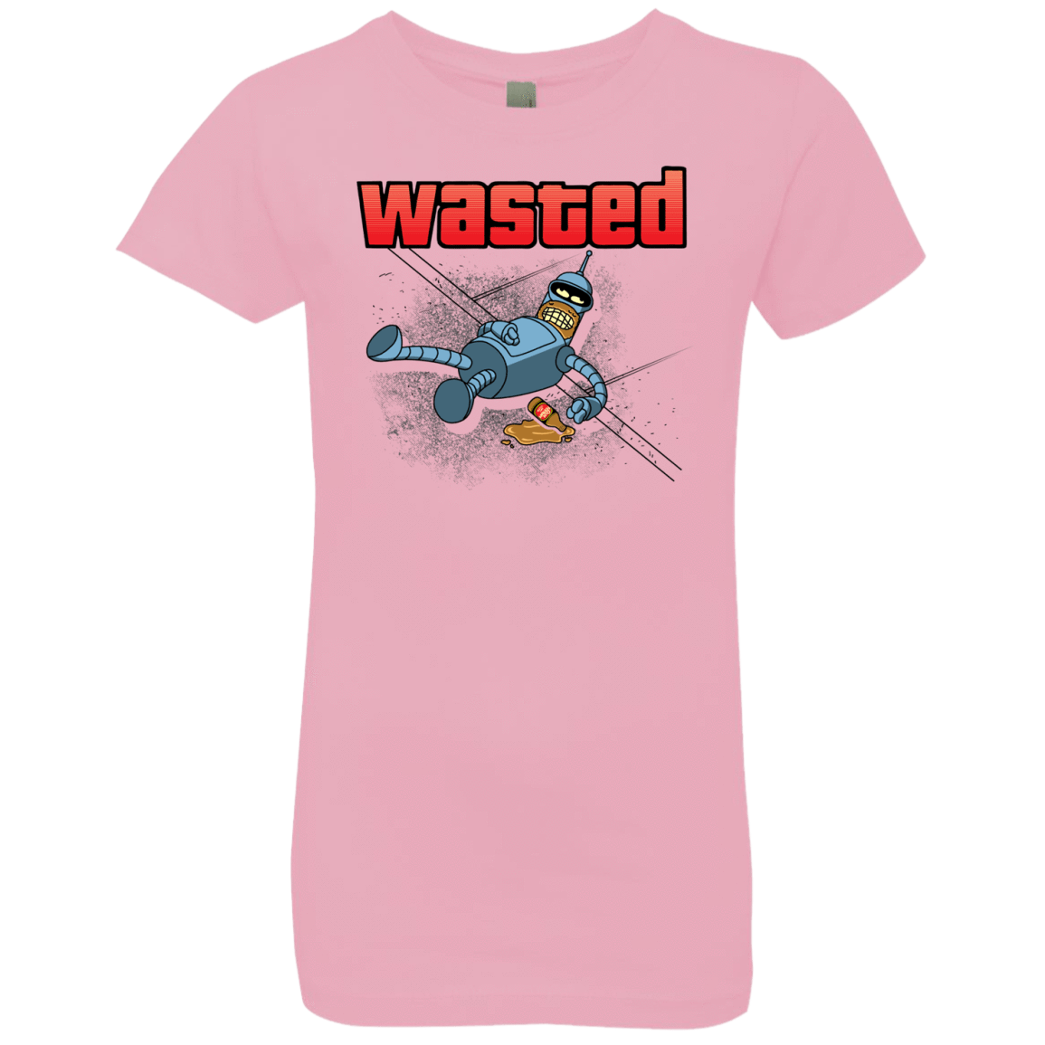 T-Shirts Light Pink / YXS Wasted Girls Premium T-Shirt