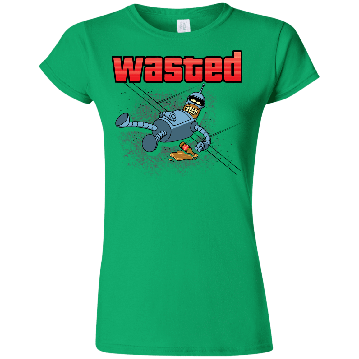 T-Shirts Irish Green / S Wasted Junior Slimmer-Fit T-Shirt