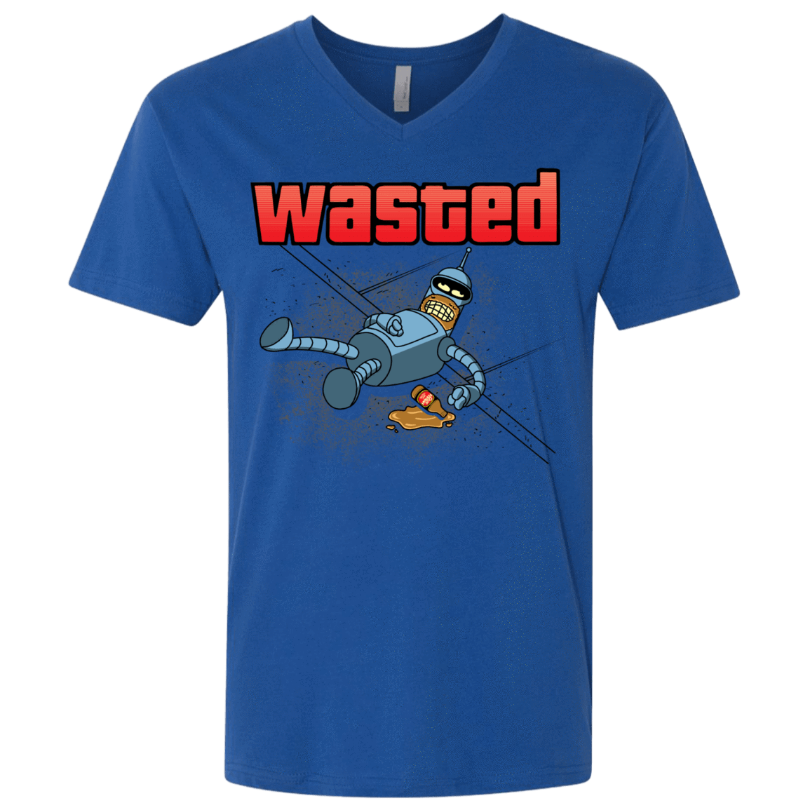 T-Shirts Royal / X-Small Wasted Men's Premium V-Neck
