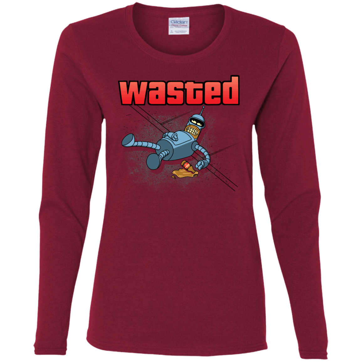T-Shirts Cardinal / S Wasted Women's Long Sleeve T-Shirt