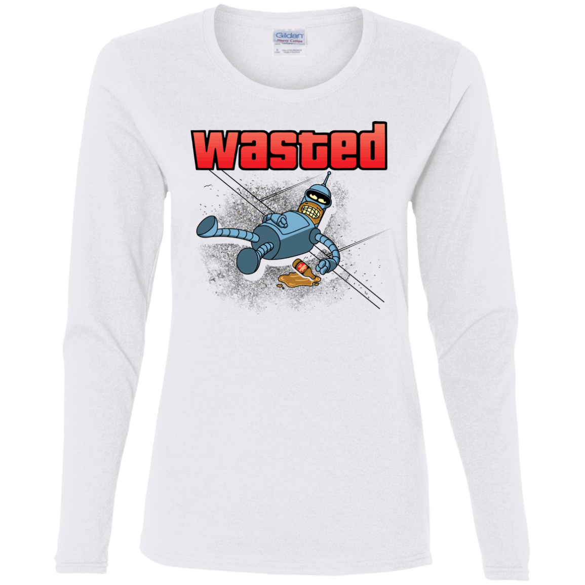 T-Shirts White / S Wasted Women's Long Sleeve T-Shirt