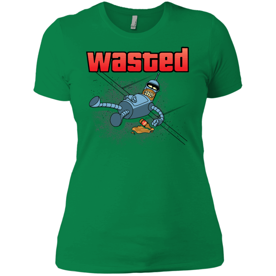 T-Shirts Kelly Green / X-Small Wasted Women's Premium T-Shirt