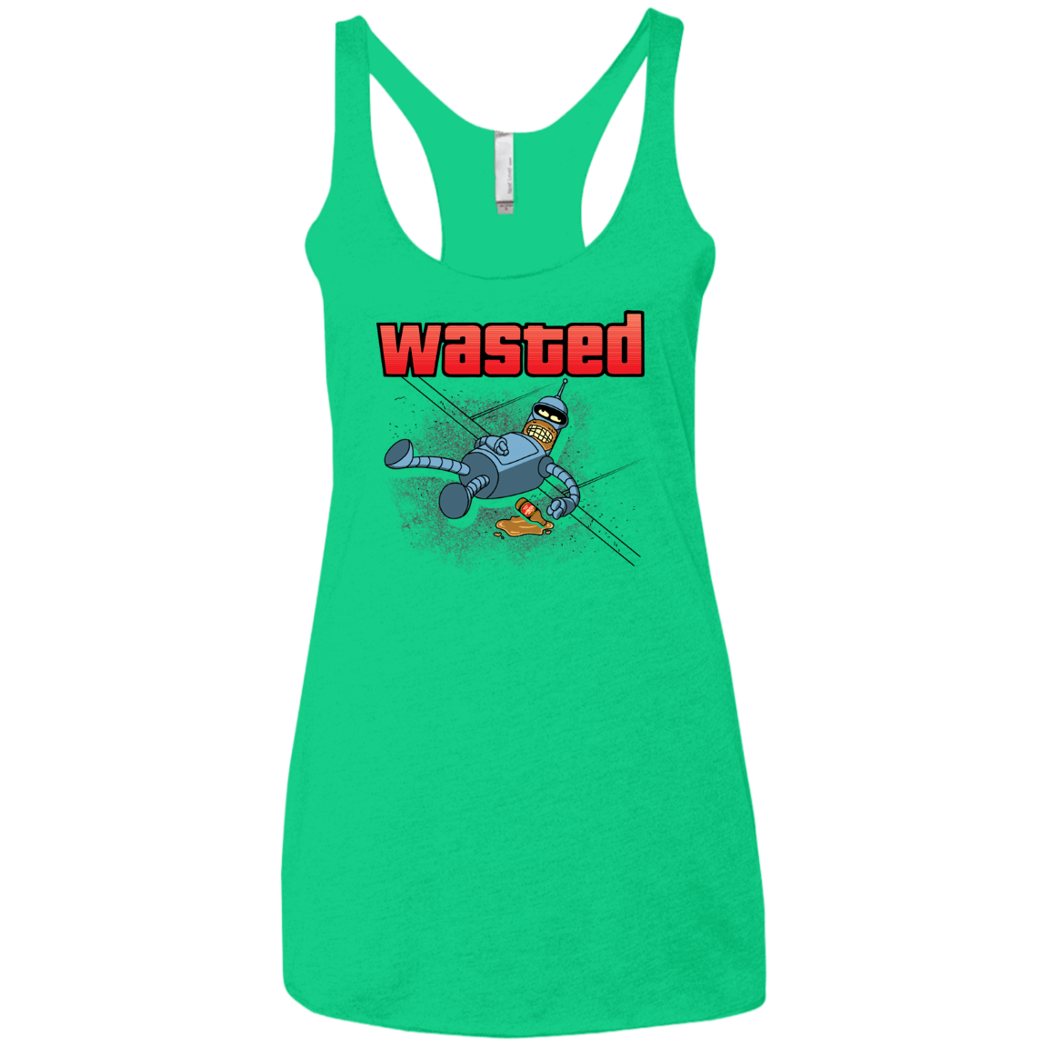 Wasted Women's Triblend Racerback Tank