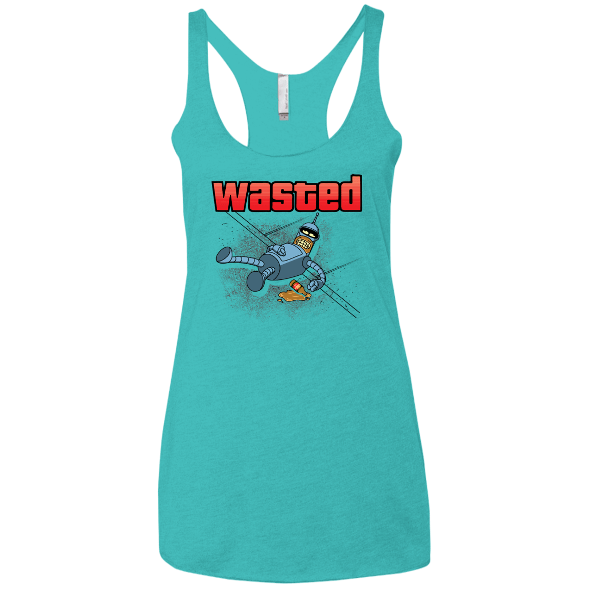 Wasted Women's Triblend Racerback Tank
