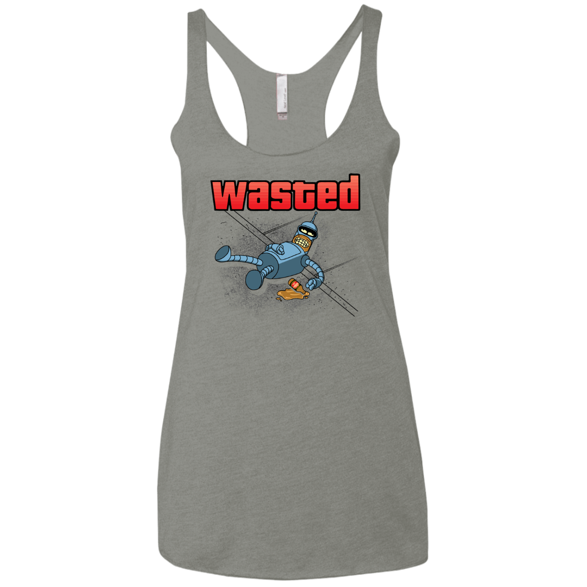 Wasted Women's Triblend Racerback Tank