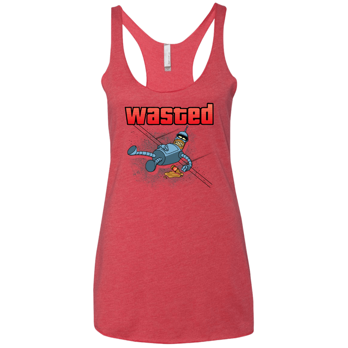 Wasted Women's Triblend Racerback Tank