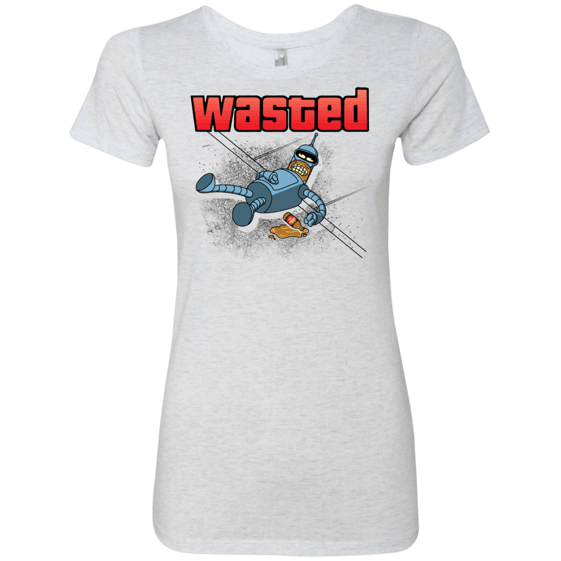 T-Shirts Heather White / S Wasted Women's Triblend T-Shirt