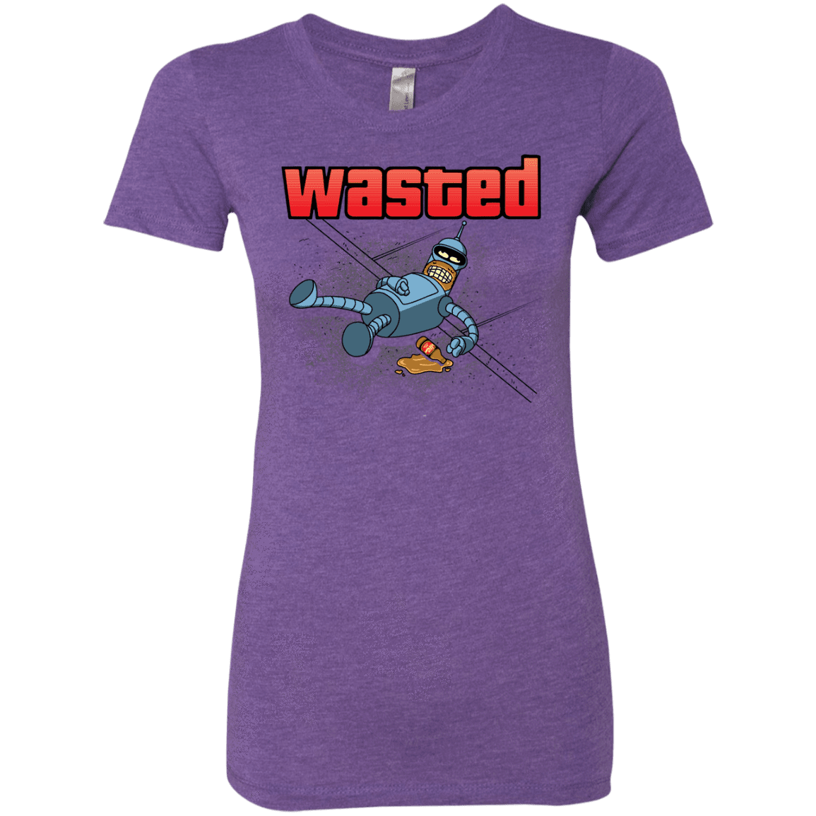 T-Shirts Purple Rush / S Wasted Women's Triblend T-Shirt