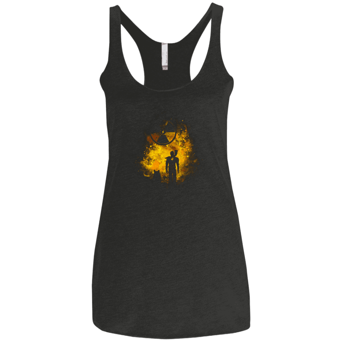 T-Shirts Vintage Black / X-Small WASTELAND ART Women's Triblend Racerback Tank