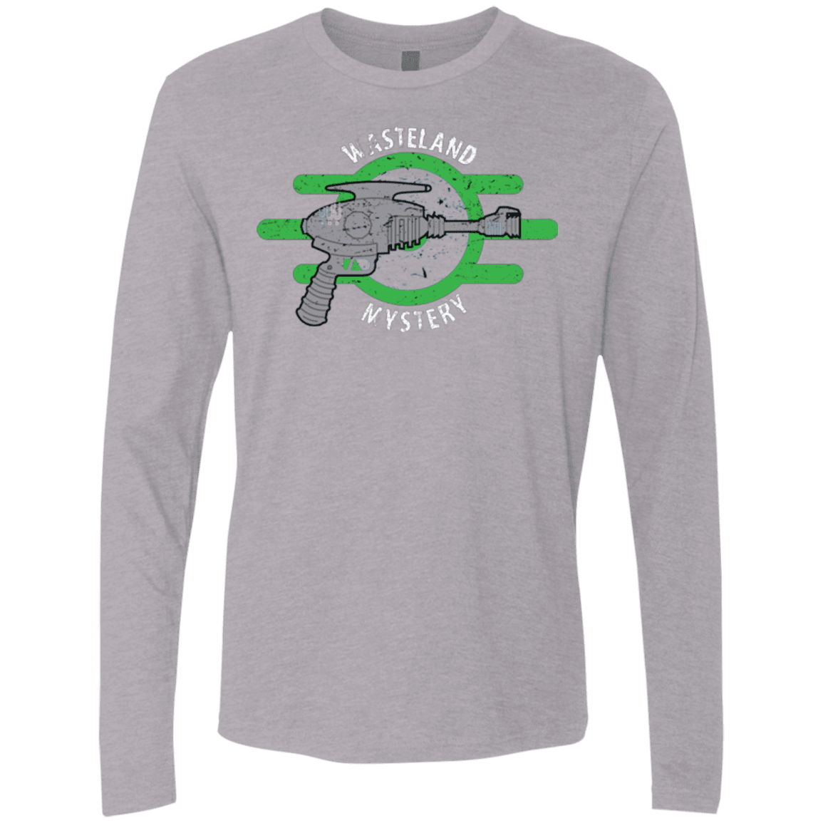 T-Shirts Heather Grey / Small Wasteland Mystery Men's Premium Long Sleeve