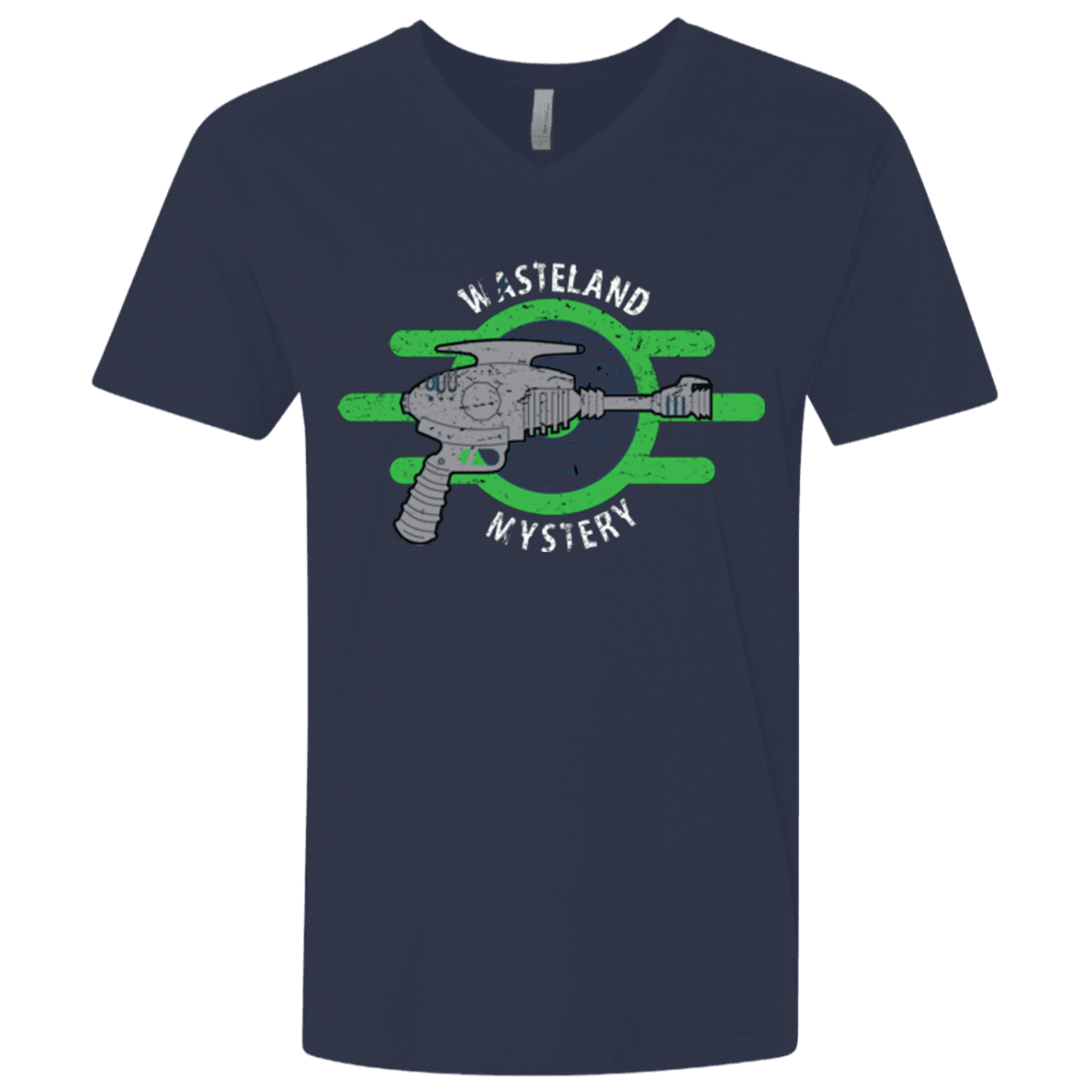 T-Shirts Midnight Navy / X-Small Wasteland Mystery Men's Premium V-Neck