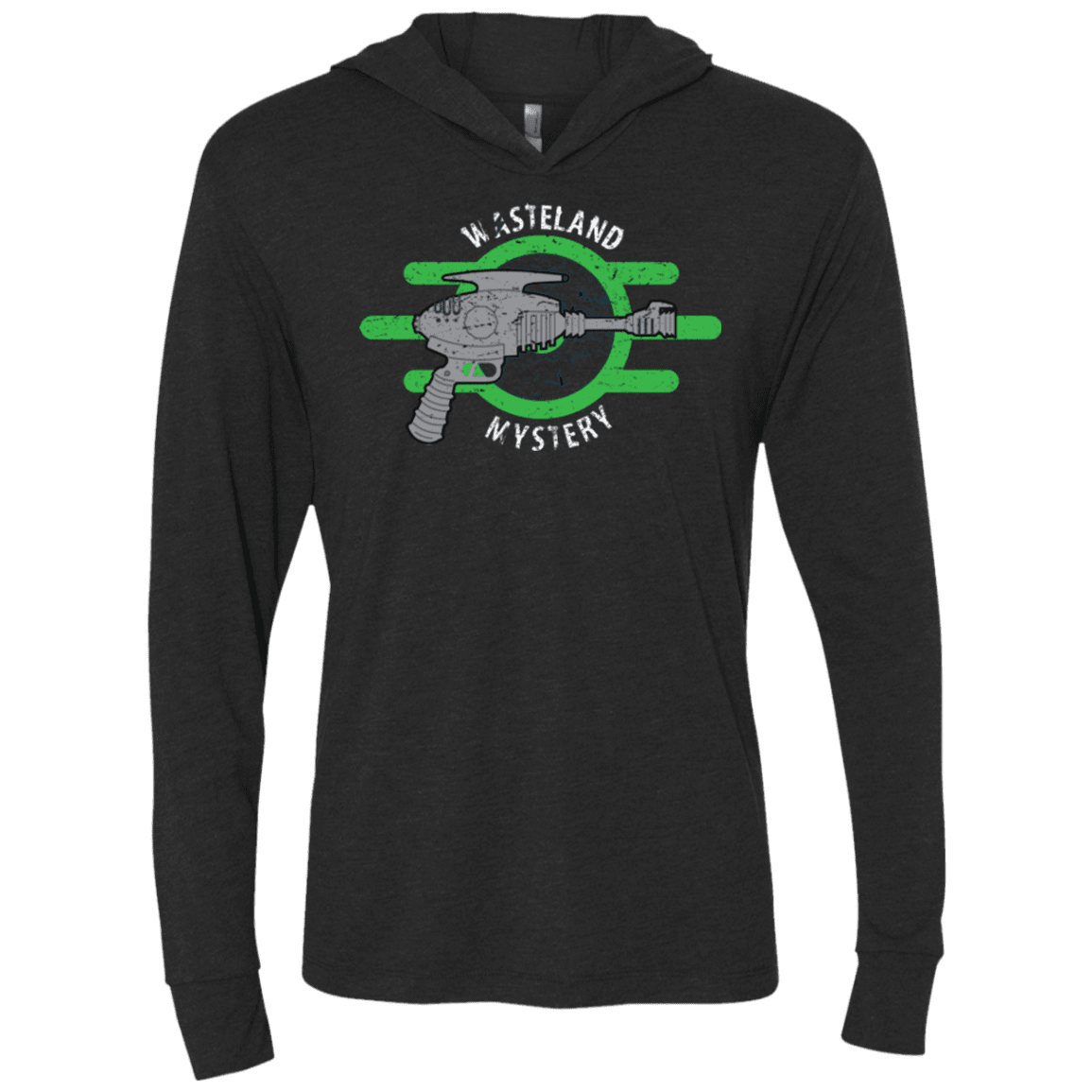 T-Shirts Vintage Black / X-Small Wasteland Mystery Triblend Long Sleeve Hoodie Tee