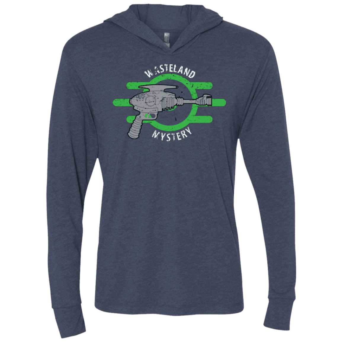 T-Shirts Vintage Navy / X-Small Wasteland Mystery Triblend Long Sleeve Hoodie Tee