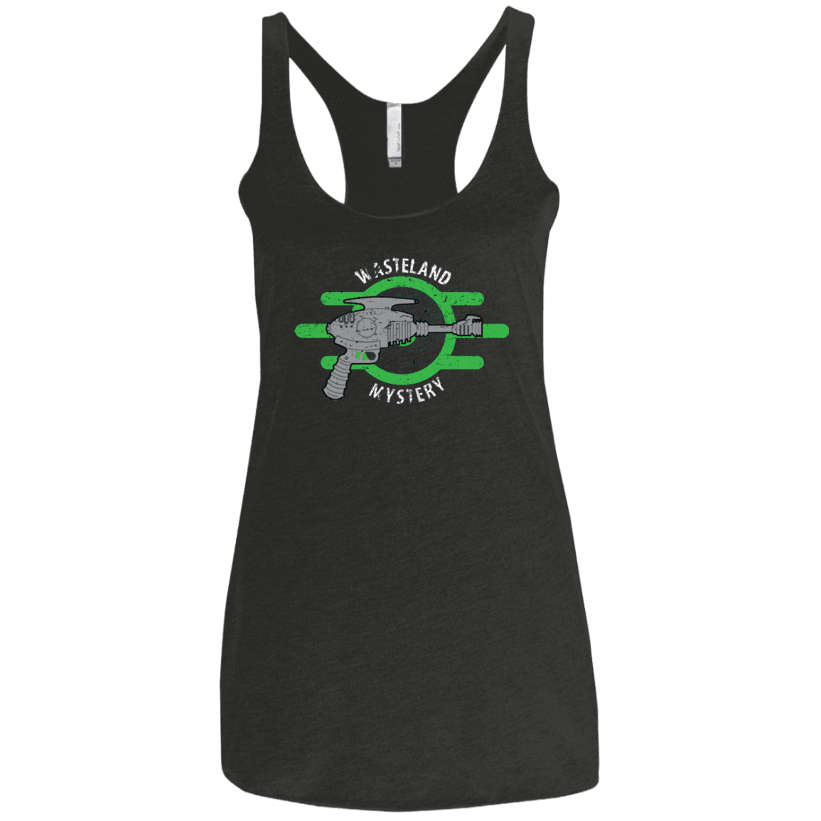 T-Shirts Vintage Black / X-Small Wasteland Mystery Women's Triblend Racerback Tank