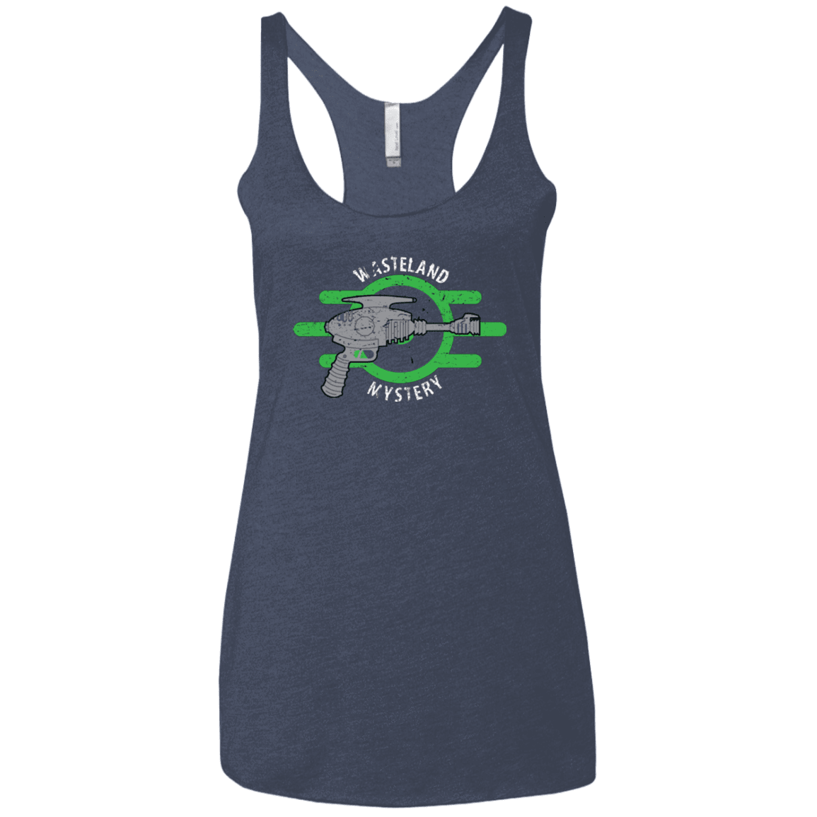 T-Shirts Vintage Navy / X-Small Wasteland Mystery Women's Triblend Racerback Tank