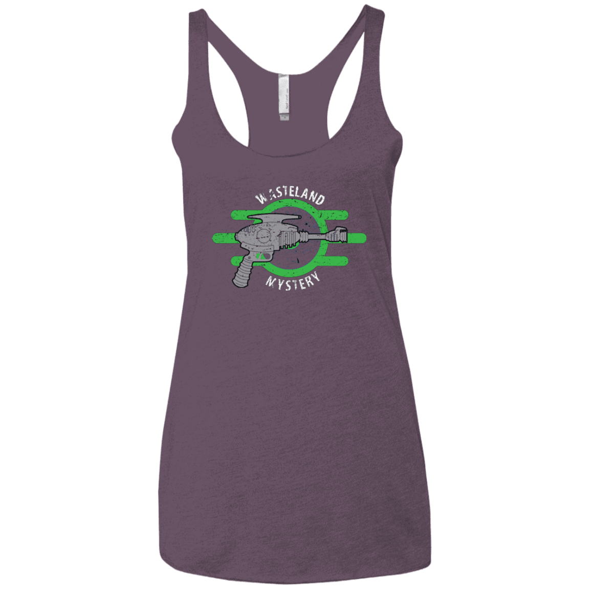 T-Shirts Vintage Purple / X-Small Wasteland Mystery Women's Triblend Racerback Tank