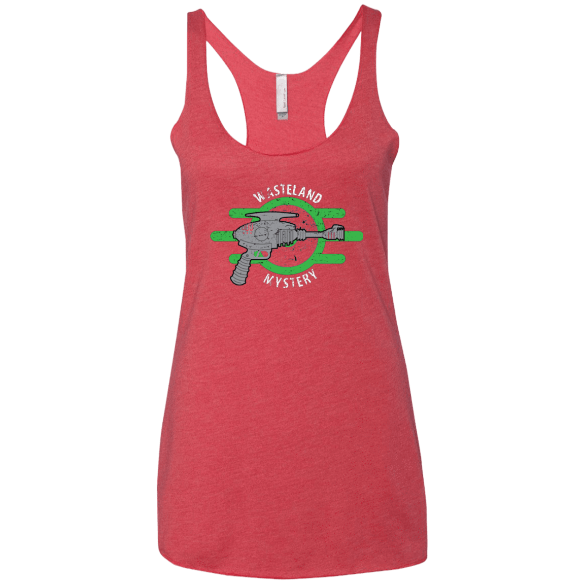 T-Shirts Vintage Red / X-Small Wasteland Mystery Women's Triblend Racerback Tank
