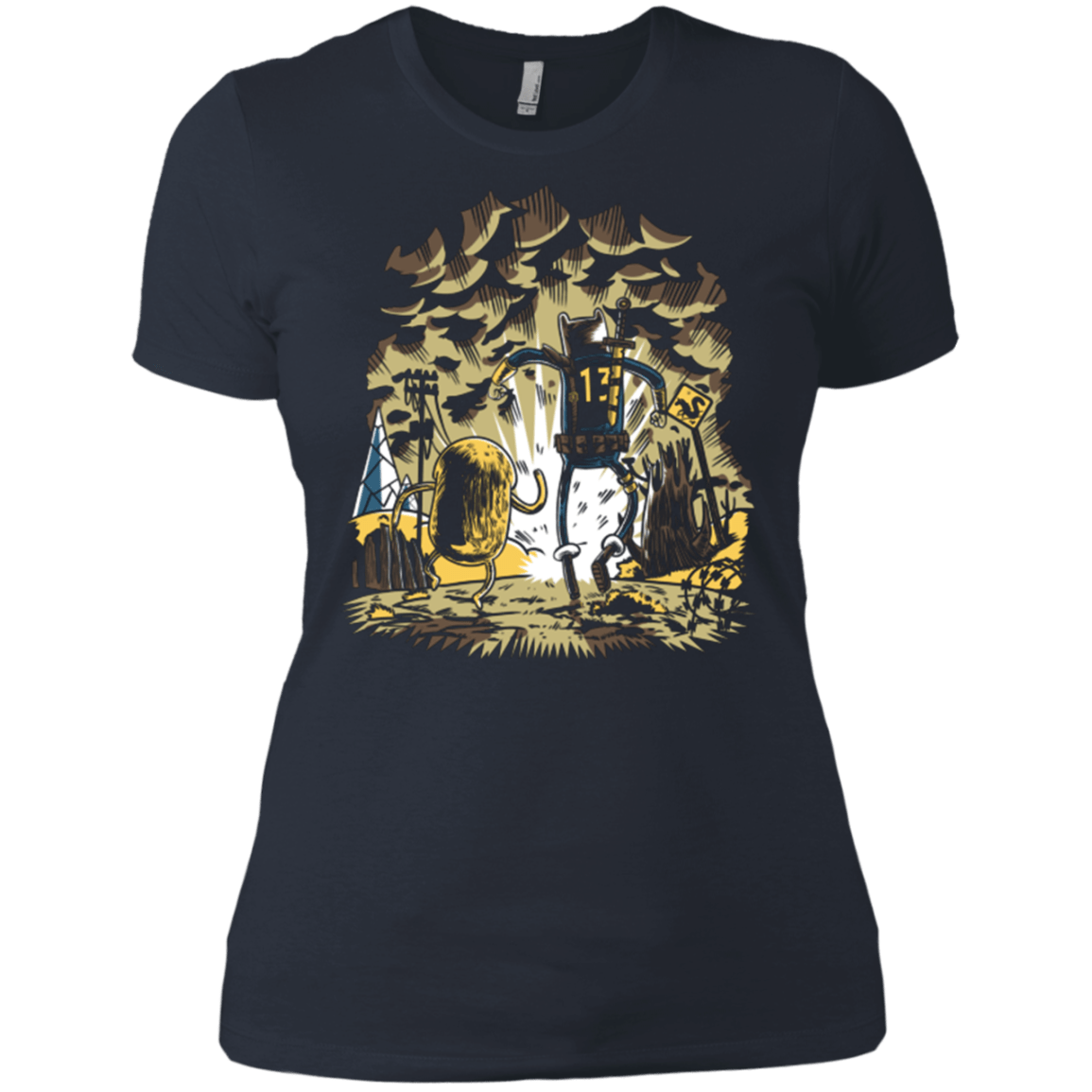 T-Shirts Indigo / X-Small wasteland time Women's Premium T-Shirt