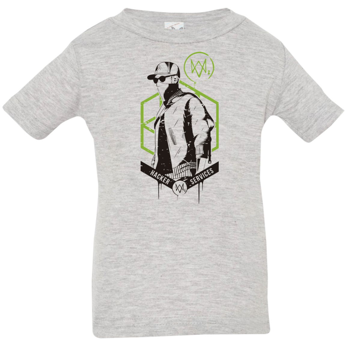 T-Shirts Heather Grey / 6 Months Watch Dogs 2 Hacker Services Infant Premium T-Shirt