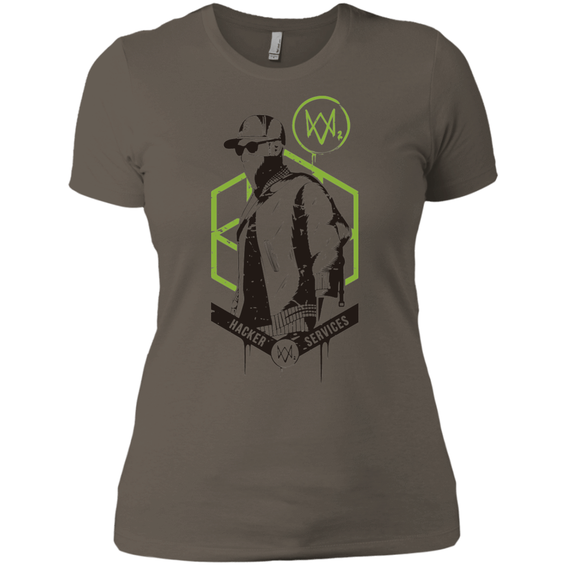T-Shirts Warm Grey / X-Small Watch Dogs 2 Hacker Services Women's Premium T-Shirt