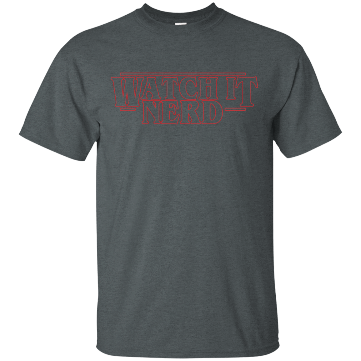 T-Shirts Dark Heather / S Watch it Nerd T-Shirt