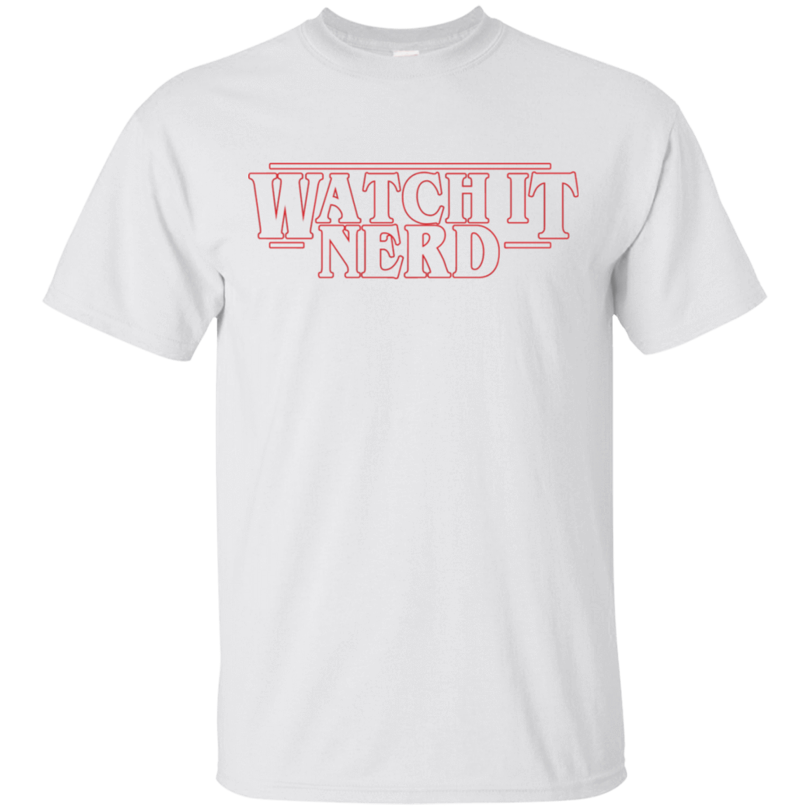 T-Shirts White / S Watch it Nerd T-Shirt