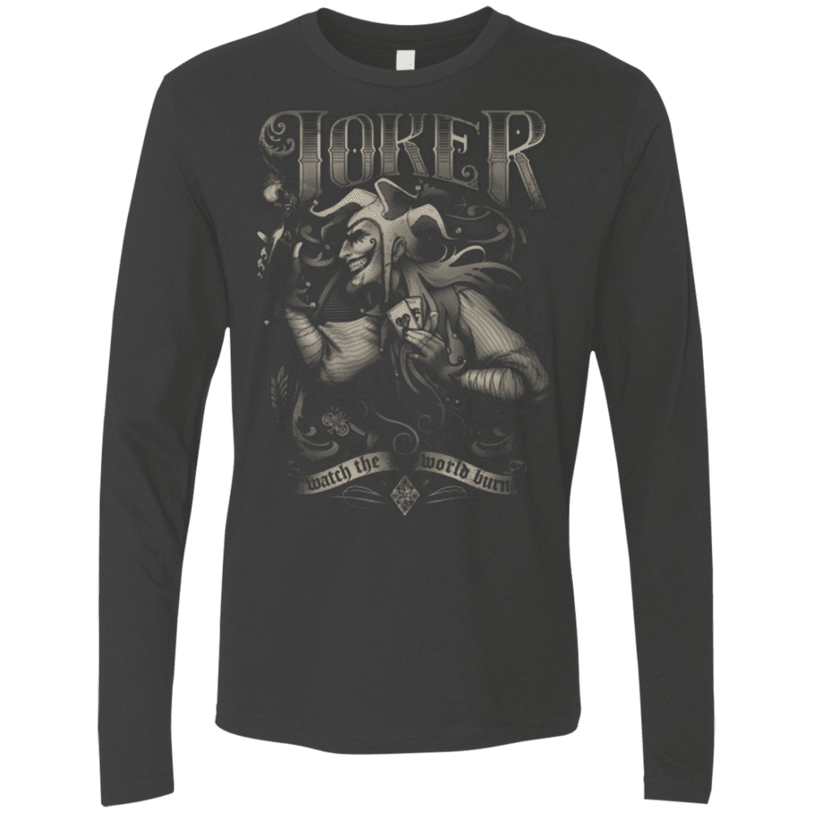 T-Shirts Heavy Metal / Small Watch the world burn Men's Premium Long Sleeve