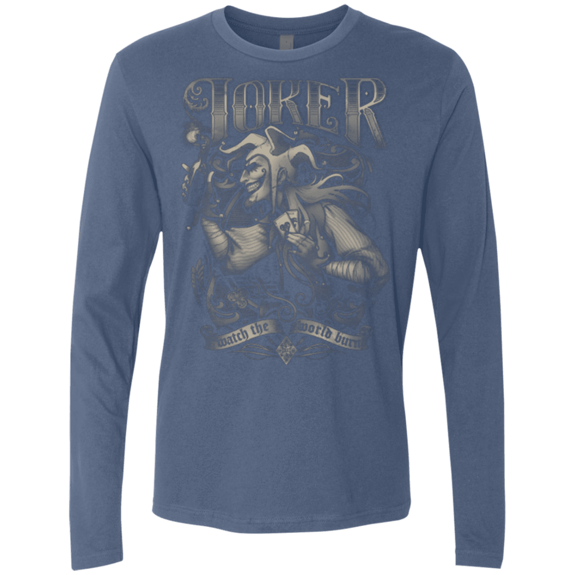 T-Shirts Indigo / Small Watch the world burn Men's Premium Long Sleeve