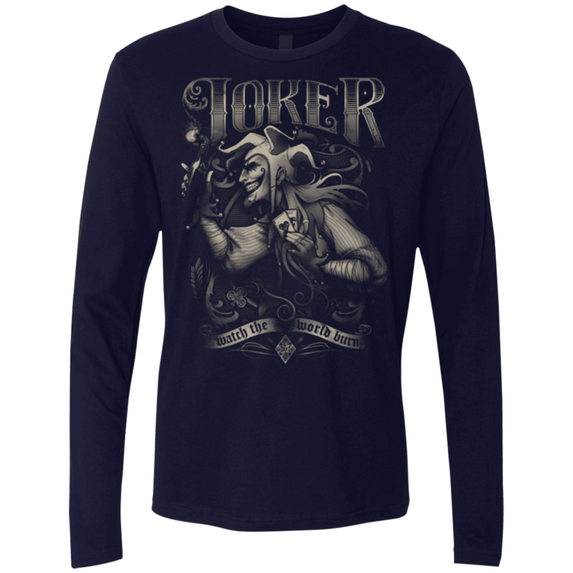 T-Shirts Midnight Navy / Small Watch the world burn Men's Premium Long Sleeve