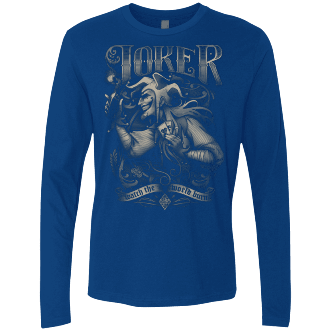 T-Shirts Royal / Small Watch the world burn Men's Premium Long Sleeve