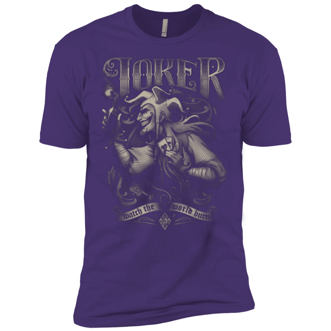 T-Shirts Purple / X-Small Watch the world burn Men's Premium T-Shirt