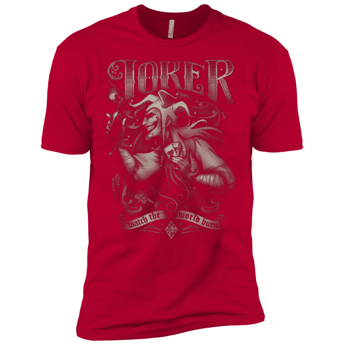 T-Shirts Red / X-Small Watch the world burn Men's Premium T-Shirt