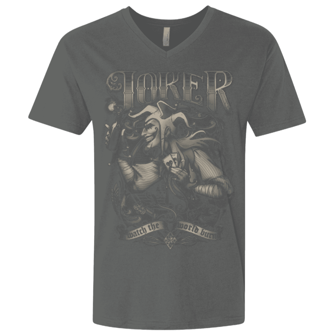 T-Shirts Heavy Metal / X-Small Watch the world burn Men's Premium V-Neck