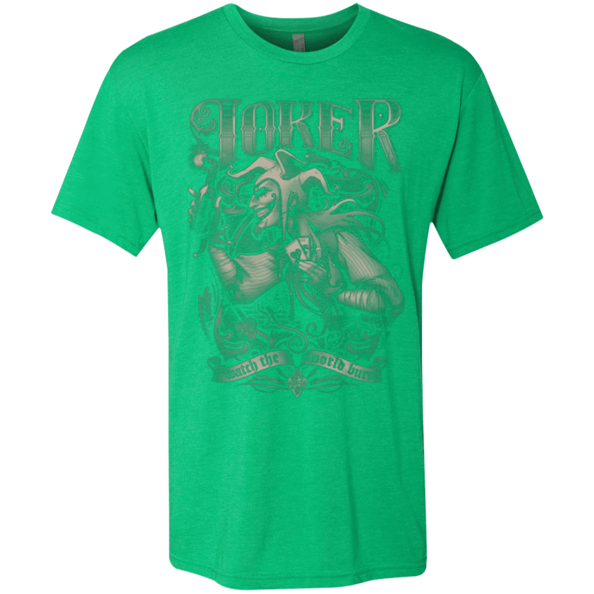 T-Shirts Envy / Small Watch the world burn Men's Triblend T-Shirt