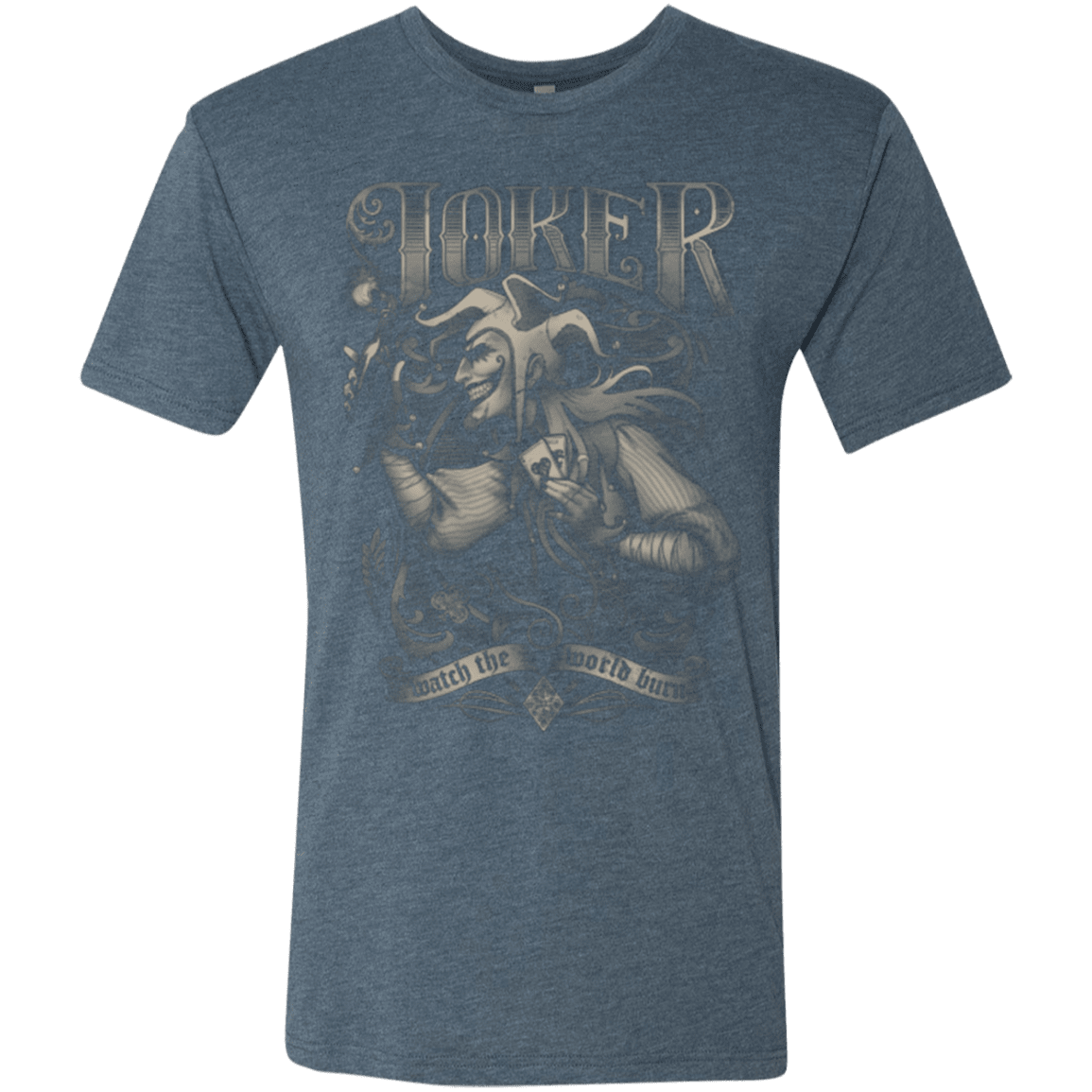 T-Shirts Indigo / Small Watch the world burn Men's Triblend T-Shirt