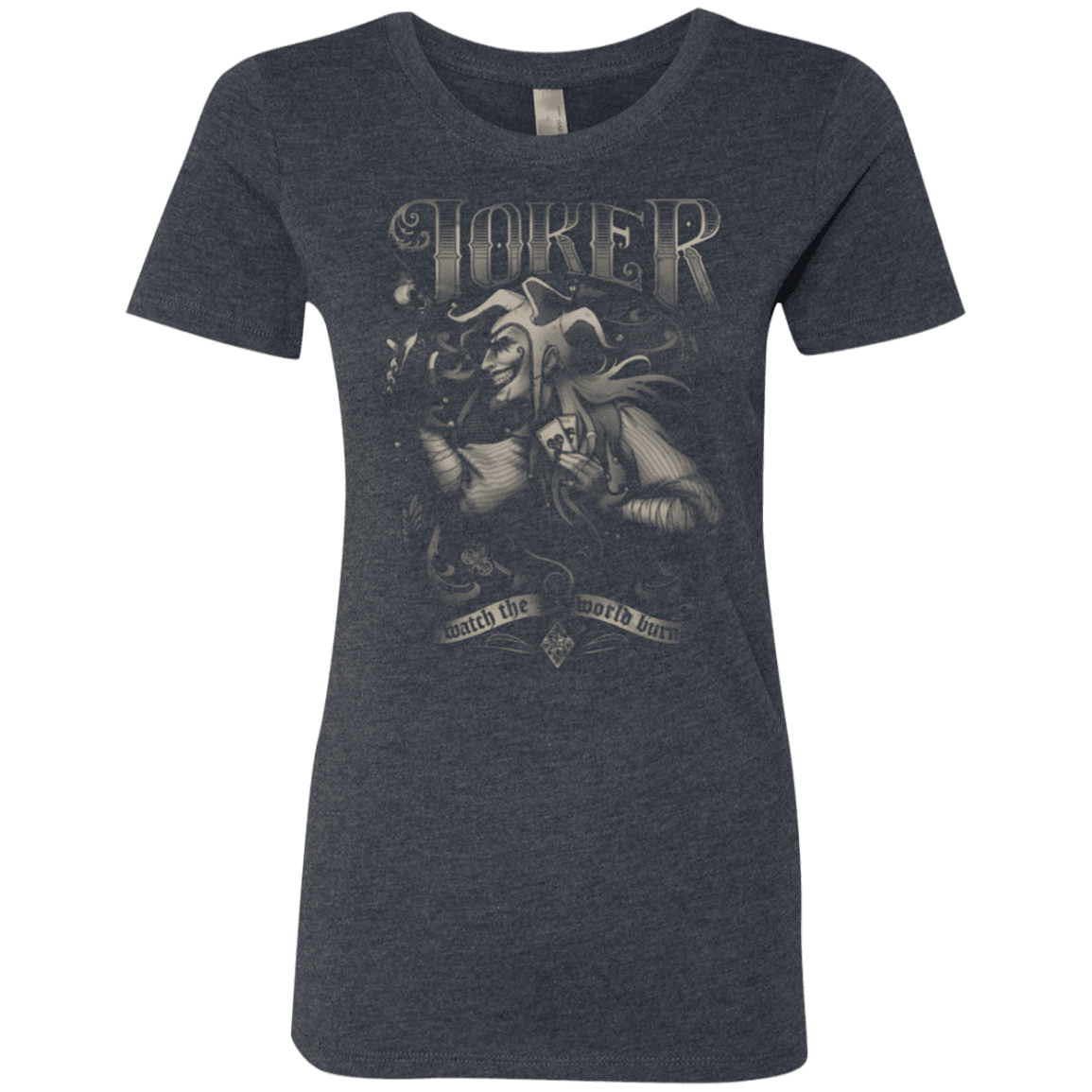 T-Shirts Vintage Navy / Small Watch the world burn Women's Triblend T-Shirt