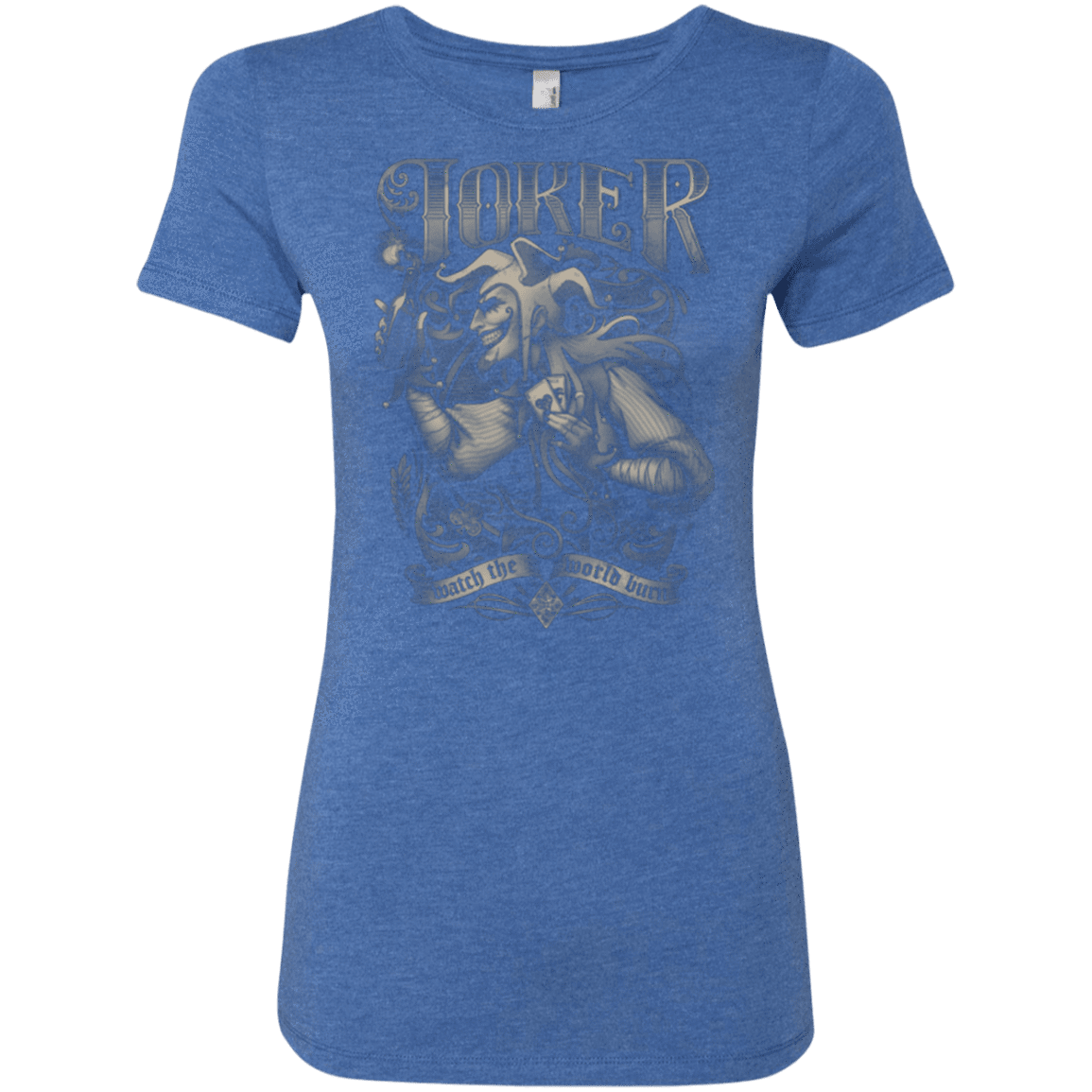 T-Shirts Vintage Royal / Small Watch the world burn Women's Triblend T-Shirt