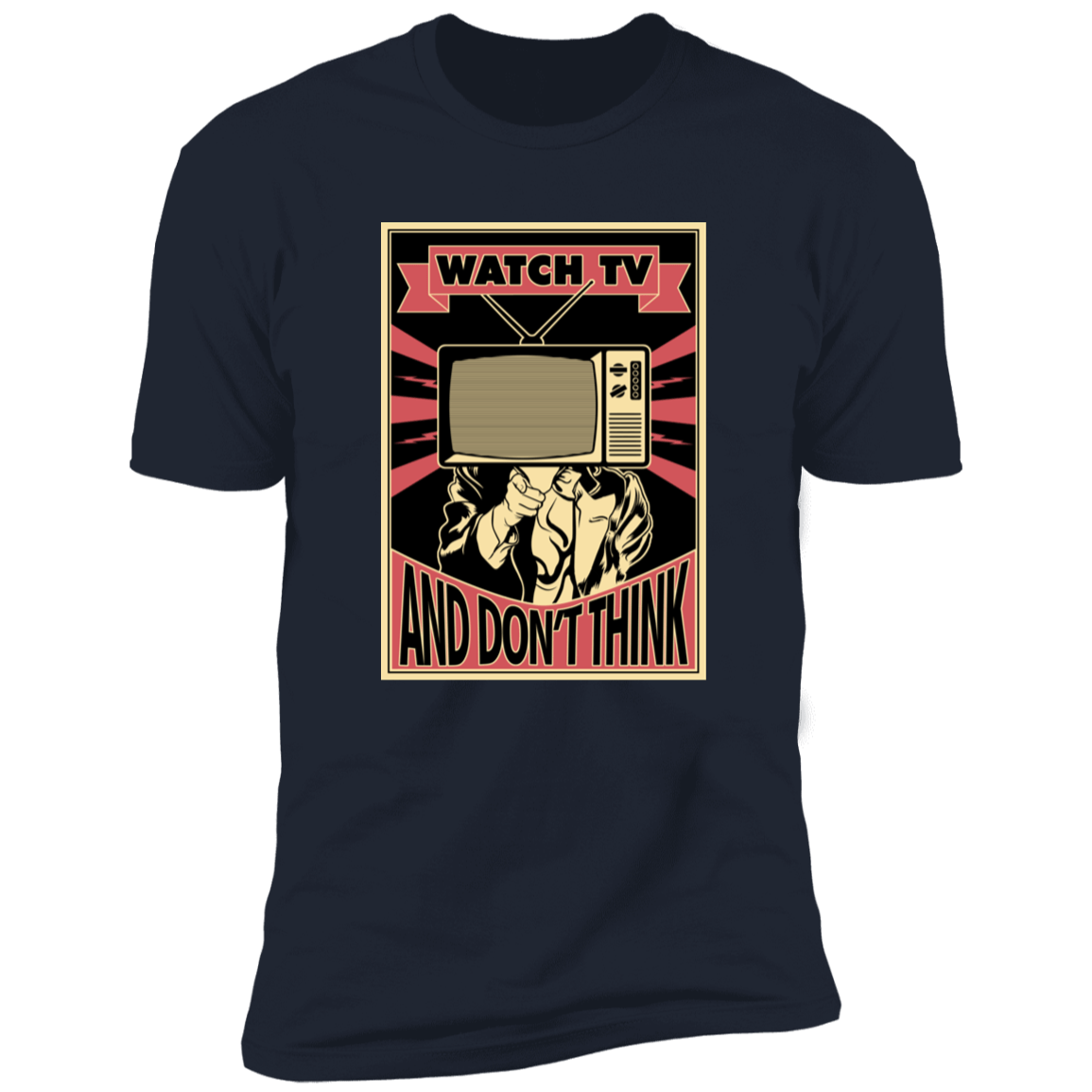 T-Shirts Midnight Navy / S WATCH TV Men's Premium T-Shirt