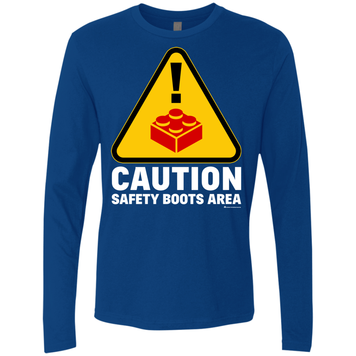 T-Shirts Royal / Small Watch Your Step Men's Premium Long Sleeve