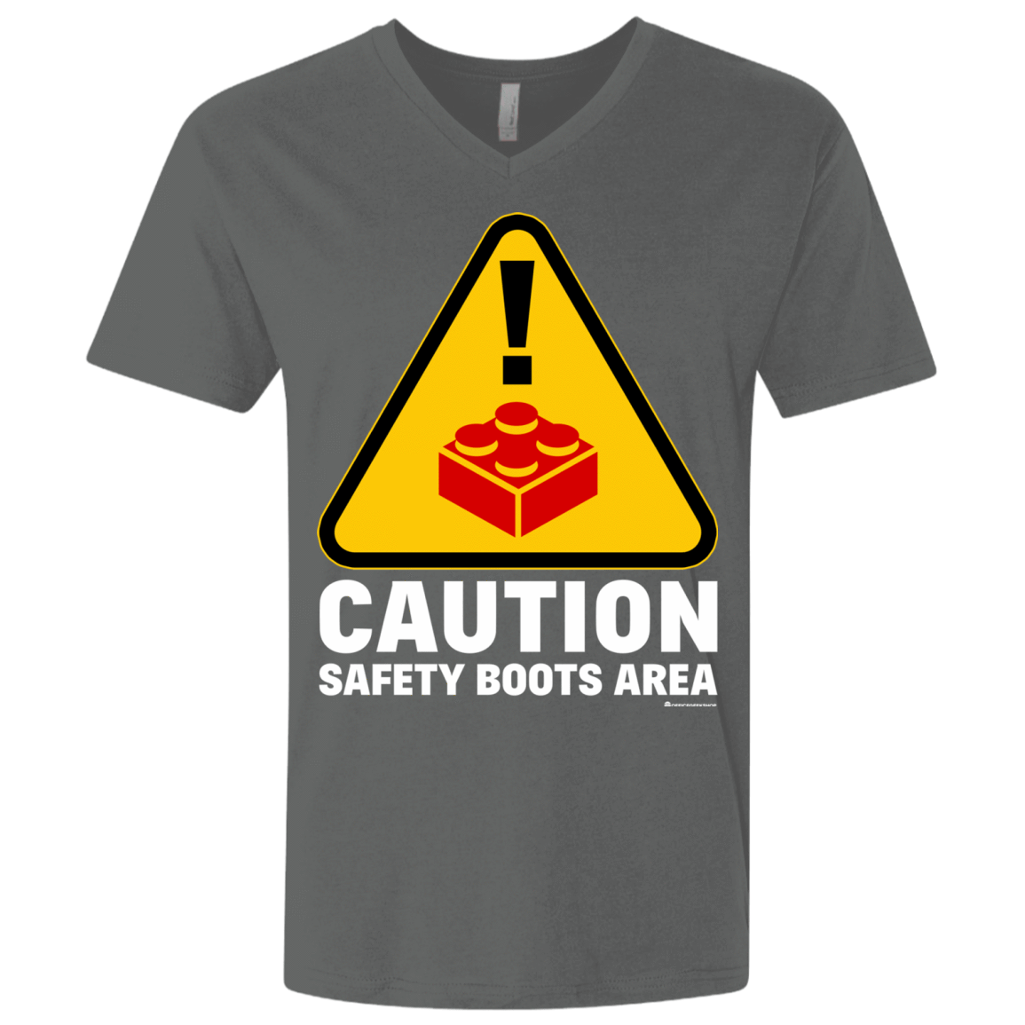 T-Shirts Heavy Metal / X-Small Watch Your Step Men's Premium V-Neck